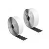 Delock Klettband selbstklebend mit Haft- und Flauschband L 10 m x B 50 mm schwarz