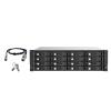 QNAP TL-R1620Sep-RP - Festplatten-Array - 16 Schächte (SATA-600 / SAS-3) - SAS 12Gb / s (extern) - Rack - einbaufähig - 3U