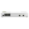 QNAP QSW-M2108-2S - Switch - managed - 2 x 10 Gigabit SFP+ + 8 x 2.5GBase-T - Desktop