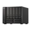 9-bay NAS, AMD Ryzen V1500B 4C 8T 2.2GHz, 8GB DDR4 SODIMM, 5 x 2.5" / 3.5" SATA 6Gbps + 2 x 2.5" U.2 NVMe PCIe Gen3 x4 / 2.5" SATA 6Gbps + 2 x 2.5" SATA 6Gbps drive bays. 2 x 2.5GbE, 1 x 10GBASE-T Multi-Gig (10G / 5G / 2.5G / 1G / 100M), USB 3.2 Gen2 Type