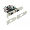 Delock PCI Express Karte zu 2 x Seriell RS-232