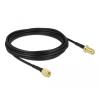 Delock Antennenkabel SMA Stecker zu SMA Buchse LMR / CFD100 5 m low loss