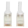 Eaton Tripp Lite Series Safe-IT Cat6a 10G Snagless Antibacterial UTP Ethernet Cable (RJ45 M / M), PoE, White, 7 ft. (2.13 m) - Netzwerkkabel - RJ-45 (M) zu RJ-45 (M) - 2.1 m - 6.2 mm - UTP - CAT 6a - ohne Haken, verseilt - weiß