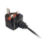Cbl / 3m BS1363 to IEC 60320 C7 Pwr Cord
