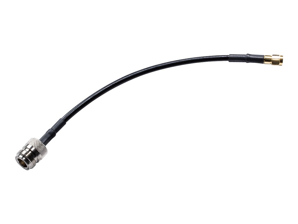 Kabel / Antennenkabel AirLancer AN-RPSMA-NJ / Adapterkabel zum Anschluss von LANCOM Outdoor-WLAN-Antennen (ON) an Indoor Access Points, Anschlüsse: N-Female auf RPSMA-Male mit Schraubverschluss, 20cm Kabellänge
