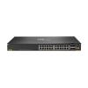 HPE Aruba Networking CX 6200F 24G Class 4 PoE 4SFP 370W Switch - Switch - max. Stapelentfernung 10 km - L3 - managed - 24 x 10 / 100 / 1000 (PoE+) + 4 x 100 / 1000 SFP - von vorne und von Seite zu hinten - an Rack montierbar - PoE+ (370 W)