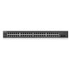 Zyxel GS1900 Series GS1900-48HPv2 - Switch - Smart - 48 x 10 / 100 / 1000 (24 PoE+) + 2 x Gigabit SFP (Uplink) - an Rack montierbar, Desktop - PoE+ (170 W)