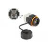 Delock Kabelverbinder RJ45 Buchse zu Cat.6A LSA mit Verschlusskappe wasserfest