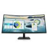 HP P34hc G4 - P-Series - LED-Monitor - gebogen - 86.36 cm (34") - 3440 x 1440 WQHD @ 60 Hz - VA - 250 cd / m² - 3500:1 - 5 ms - HDMI, DisplayPort, USB-C - Lautsprecher - Schwarz