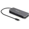 StarTech.com 4 Port USB-C-Hub - 3x USB-A / 1x USB-C - 5Gbit / s USB 3.0 Typ-C Hub (3.2 / 3.1 Gen 1) - Busbetrieben - Tragbarer USB-C auf USB-A Adapter Hub - 28,5cm Kabel integirertes Host-Kabel (HB30CM3A1CB) - Hub - 3 x USB 3.2 Gen 1 + 1 x USB-C 3.2 Gen 1