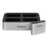 Kingston Workflow Station - Dockingstation - USB-C 3.2 Gen 2 - mit USB miniHub