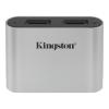 Kingston Workflow - Kartenleser (microSDHC UHS-I, microSDHC UHS-II, microSDXC UHS-I, microSDXC UHS-II) - USB-C 3.2 Gen 1