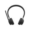 Lenovo - Headset - On-Ear - Bluetooth - kabellos - Adapter USB-A via Bluetooth - Schwarz - Zertifiziert für Microsoft Teams