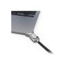 Compulocks Ledge Lock Adapter for MacBook Air 13" M2-M4 with Keyed Lock Silver - Sicherheitsschlossadapter - mit Schlüssel-Kabelschloss - für Apple MacBook Air M2
