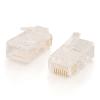 Kabel / RJ45 CAT5E MOD Plug RND Strnd 50PK