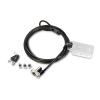 Kensington Universal 3-in-1 Keyed Laptop Lock - Standard Keyed - Sicherheitskabelschloss - 1.8 m
