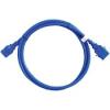 Netzkabelsatz - 6 pcs - verriegelbar - C19 auf C20 - 1,2 m - blau