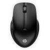HP 430 - Maus - für mehrere Geräte - ergonomisch - rechts- und linkshändig - 5 Tasten - kabellos - Bluetooth 5.0, 2.4 GHz - kabelloser Empfänger (USB) - Jet Black - für HP 21, 22, 24, 27, Laptop 14, 15, 17, Pavilion 24, 27, 32, TP01, Pavilion Laptop