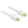 Delock - DisplayPort-Kabel - Mini DisplayPort (M) zu Mini DisplayPort (M) - 2 m - weiß