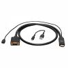 C2G 6ft (1.8m) HDMI to VGA Active Video Adapter Cable - 1080p - Videoadapter - HDMI, Mikro-USB Typ B (nur Strom) zu HD-15 (VGA) männlich - 1.8 m - Schwarz - aktiv, 1080p-Unterstützung, 60 Hz