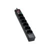 Eaton Protection Strip PS6D - Überspannungsschutz - AC 220-250 V - 2500 Watt - Ausgangsanschlüsse: 6 - Schwarz
