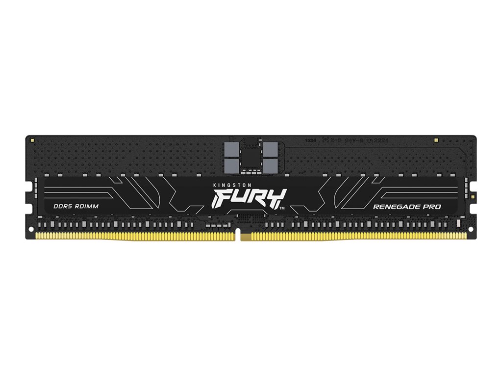 Kingston FURY Renegade Pro - DDR5 - Modul - 32 GB - DIMM 288-PIN - 6400 MHz / PC5-51200 - CL32 - 1.4 V - registriert - ECC - Schwarz