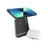 ZENS - Induktive Power Bank - 4000 mAh - 2 Ausgabeanschlussstellen (magnetisch) - auf Kabel: USB-C