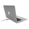 Compulocks Blade Universal Lock Slot Adapter with Keyed Cable Lock - Sicherheitskit - Silber