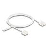 Delock RJ45 Netzwerkkabel Cat.6 UTP Ultra Slim 1 m weiß mit kurzen Steckern