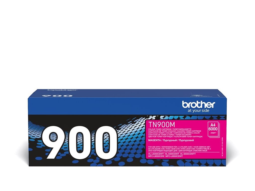 Brother TN900M - Magenta - original - Tonerpatrone - für Brother HL-L9200CDWT, HL-L9300CDWT, HL-L9300CDWTT, MFC-L9550CDW, MFC-L9550CDWT