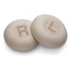 Poly - Ohrpolster für Headset - Kunstleder - Sand (Packung mit 2) - für Poly Blackwire 7225 - Replaces Poly SKU 212295-02