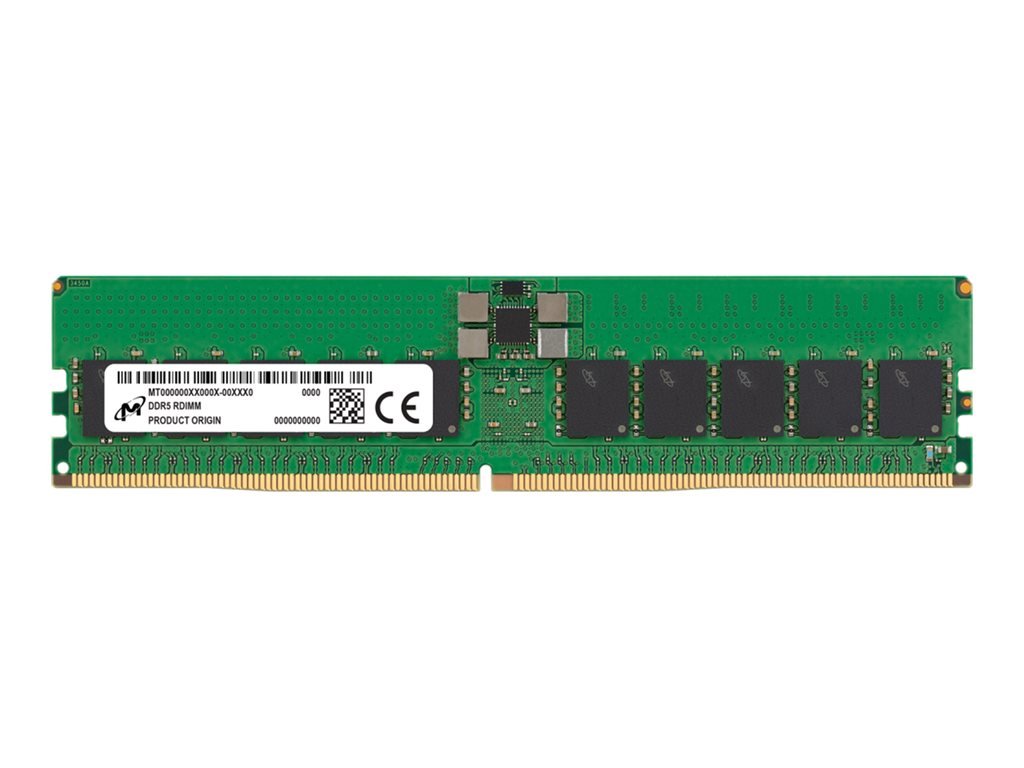 Micron - DDR5 - Modul - 32 GB - DIMM 288-PIN - 5600 MHz / PC5-44800 - CL46 - registriert - ECC