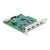 Delock - USB-Adapter - PCIe x4 - USB x 4