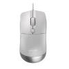 CHERRY Xtrfy M50 - Maus - ergonomisch - optisch - 5 Tasten - kabelgebunden - USB - weiß