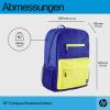 HP - Campus - Notebook-Rucksack - 39.6 cm (15.6") - Blau