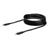 StarTech.com USB-C auf USB-C Kabel mit 5A Power Delivery - St / St - 2m - USB 2.0 - USB-IF zertifiziert - USB Typ C Kabel - USB-Kabel - USB-C (M) gerade zu USB-C (M) gerade - Thunderbolt 3 / USB 2.0 / USB 3.0 / USB 3.1 - 5 A - 2 m - Schwarz