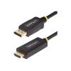 StarTech.com 3m Aktiver DisplayPort auf HDMI Adapterkabel, 4K 60Hz, HDR - Adapterkabel - DisplayPort männlich zu HDMI männlich - 3 m - Schwarz - Support von 4K 60 Hz, HDR-Support