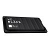 WD_BLACK P40 Game Drive SSD WDBAWY0020BBK - SSD - 2 TB - extern (tragbar) - USB 3.2 Gen 2x2 (USB-C Steckverbinder) - Schwarz - für Xbox One, Xbox Series S, Xbox Series X, Sony PlayStation 4 Pro, Sony PlayStation 5