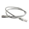 Kabel / 4M Shield CAT5E Moulded Patch Grey