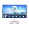 Philips V-line 241V8AW - LED-Monitor - 61 cm (24") (23.8" sichtbar) - 1920 x 1080 Full HD (1080p) @ 75 Hz - IPS - 250 cd / m² - 1000:1 - 4 ms - HDMI, VGA - Lautsprecher - Weiß strukturiert