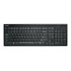Kensington Advance Fit Slim - Tastatur - kabellos - 2.4 GHz - Schwarz