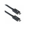 StarTech.com 1.5ft (50cm) Thunderbolt 5 Cable, 80Gbps / 120Gbps, Certified - Thunderbolt-Kabel - Thunderbolt 5 (M) zu Thunderbolt 5 (M) - USB4 / Thunderbolt 3 / Thunderbolt 4 / Thunderbolt 5 / DisplayPort 2.1 - 50 cm - 4K Unterstützung, 8K Unterstützun