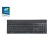 Targus EcoSmart - Tastatur - nachhaltige Energiegewinnung - antimicrobial - hintergrundbeleuchtet - kabellos - Bluetooth 5.0 - AZERTY - Französisch - Tastenschalter: Scissor-Key - Schwarz - recycelte Verpackung