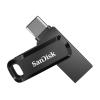 SanDisk Ultra Dual Drive Go - USB-Flash-Laufwerk - 256 GB - USB 3.2 Gen 1 / USB-C - Schwarz