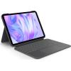 Logitech Combo Touch - Tastatur und Foliohülle - mit Trackpad - hinterleuchtet - Apple Smart connector - QWERTZ - Deutsch - Graphite - für Apple 11-inch iPad Pro M4 Wi-Fi, M4 Wi-Fi + Cellular