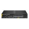 HPE Aruba Networking CX 6000 12p 10M / 100M / 1G Class4 PoE 2p SFP 1G 139W Switch - Switch - managed - 12 x 10 / 100 / 1000 (PoE+) + 2 x Gigabit SFP (Uplink) + 2 x Gigabit RJ-45 - an Rack montierbar, wandmontierbar - PoE+ (139 W) - BTO