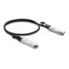 Delock - 40GBase Direktanschlusskabel - QSFP+ (M) zu QSFP+ (M) - 1 m - 4.5 mm - twinaxial - IEEE 802.3ba - passiv - Schwarz
