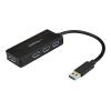 StarTech.com USB 3.0 Hub 4 Port - mit Ladeanschluss - inkl. Netzteil - USB Port Erweiterung - USB Splitter - Hub - 4 x SuperSpeed USB 3.0 - Desktop - für P / N: USB312SAT3CB, USB315CB2M, USBLT1MWS, USBLT2MBR, USBLT30CMW, USBLTM1MBK, USBLTM1MWH
