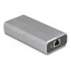 Delock - Netzwerkadapter - USB4 / Thunderbolt 4 - 1 / 2.5 / 5/10GBase-T - Silber, Anthrazit