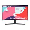 Samsung S24C366EAU - S36C Series - LED-Monitor - gebogen - 61 cm (24") - 1920 x 1080 Full HD (1080p) @ 75 Hz - VA - 250 cd / m² - 3000:1 - 4 ms - HDMI, VGA - Schwarz